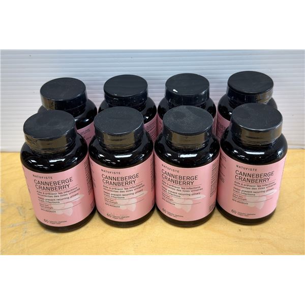 LOT DE 8 NATURISTE CRANBERRY 60 CAPSULES