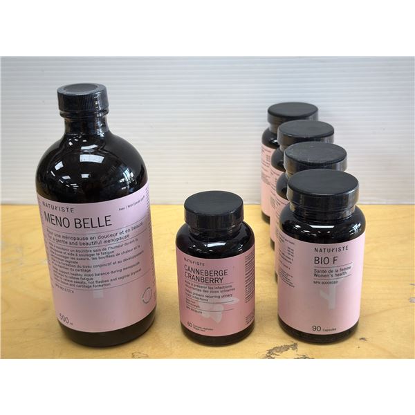 LOT DE 6 NATURISTE ASSORTIS PRODUITS