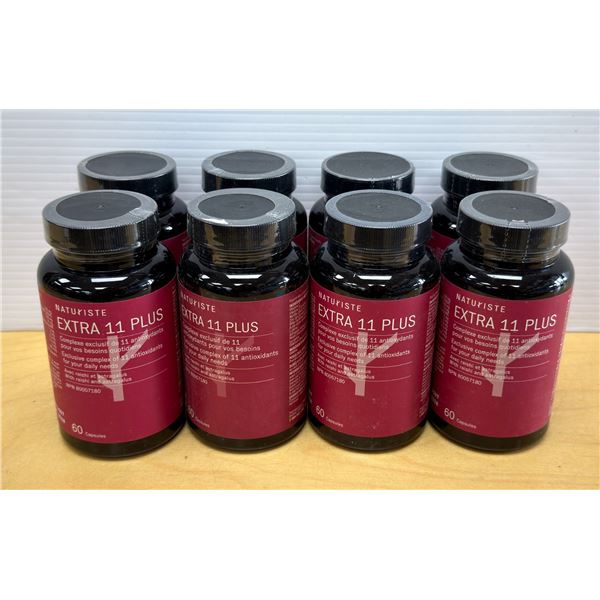 LOT DE 8 NATURISTE EXTRA 11 PLUS 60 CAPSULES