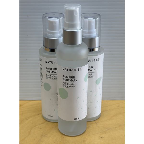 LOT DE 3 NATURISTE EAU FLORALE DE ROMARIN 100ML