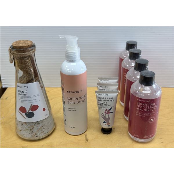 LOT DE 9 NATURISTE ASSORTIS PRODUITS