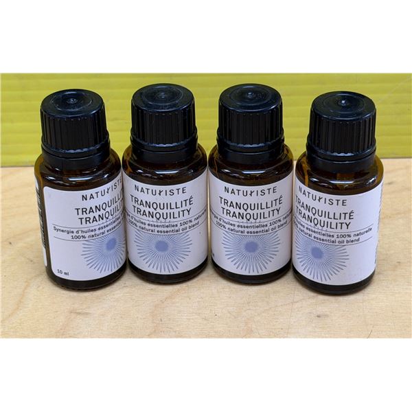 LOT DE 4 NATURISTE HUILES ESSENTIELLES -TRANQUILITY 15ML