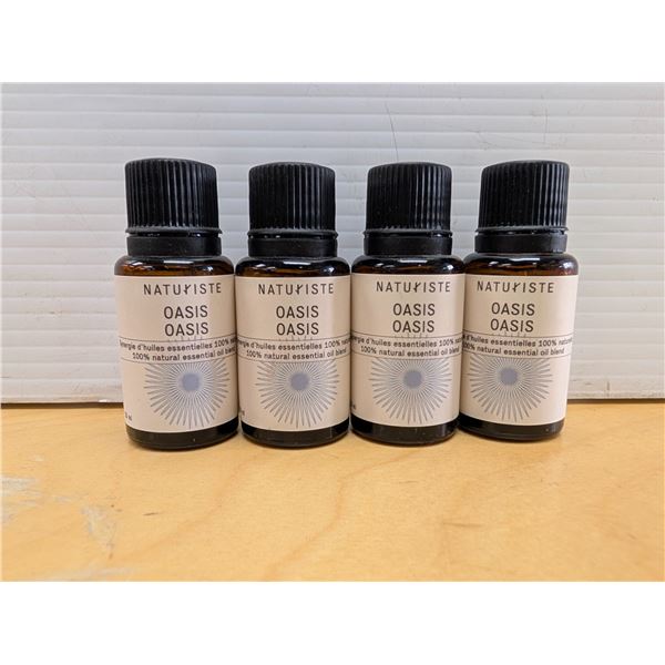 LOT DE 4 NATURISTE HUILES ESSENTIELLES -OASIS 15ML
