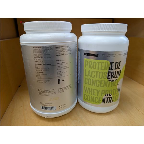 LOT DE 2 NATURISTE CONCENTRE DE PROTEINE DE LACTOSERUM 750G