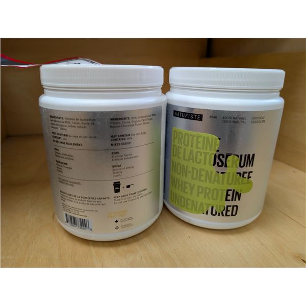 LOT DE 2 NATURISTE PROTEINE DE LACTOSERUM NON DENATUREE 456G