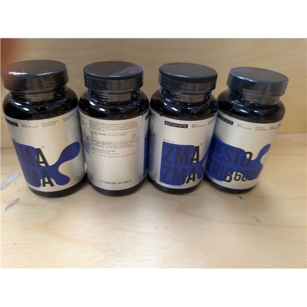 LOT DE 4 NATURISTE ZMA -90 CAPSULES