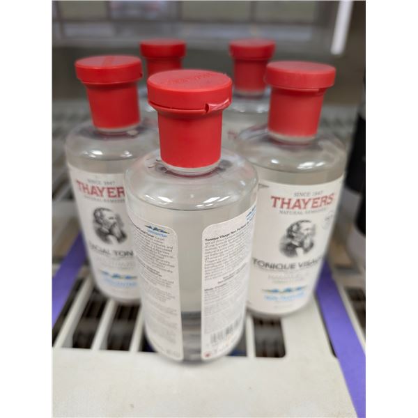 LOT DE 4 THAYERS TONIQUE POUR LE VISAGE -UNSCENTED 355ML