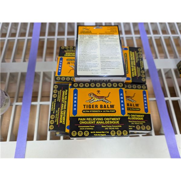 LOT DE 10 TIGER BALM ULTRA STRENGTH 50G