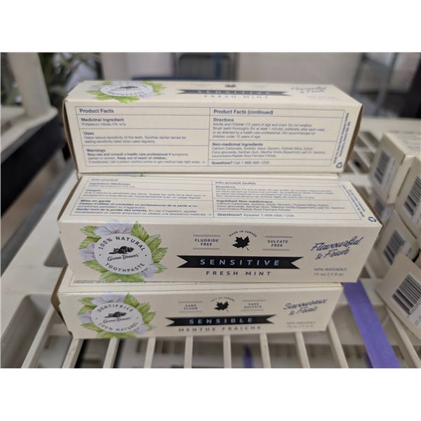 LOT DE 6 DENTIFRICE MENTHE FRAICHE SENSITIVE 75ML
