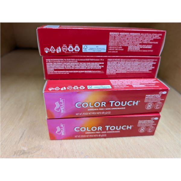 LOT DE 12 WELLA COLOR TOUCH ASSORTIS HAIR DYES