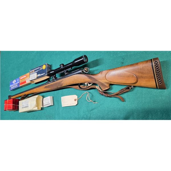 K11 Swiss 7.5x55 Custom Fullstock Rifle & Ammo Lot