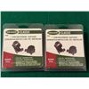 Image 1 : 1" Extra-High Weaver-Style High Extension Gloss Black Scope Rings