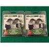 Image 2 : 1" Extra-High Weaver-Style High Extension Gloss Black Scope Rings