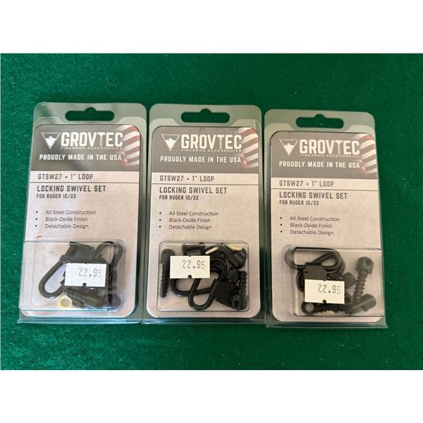 GrovTec Locking Swivel Sets for Ruger 10/22