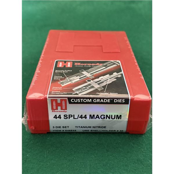 44 SPL/44 MAGNUM Hornady 3 Die Set - Sealed