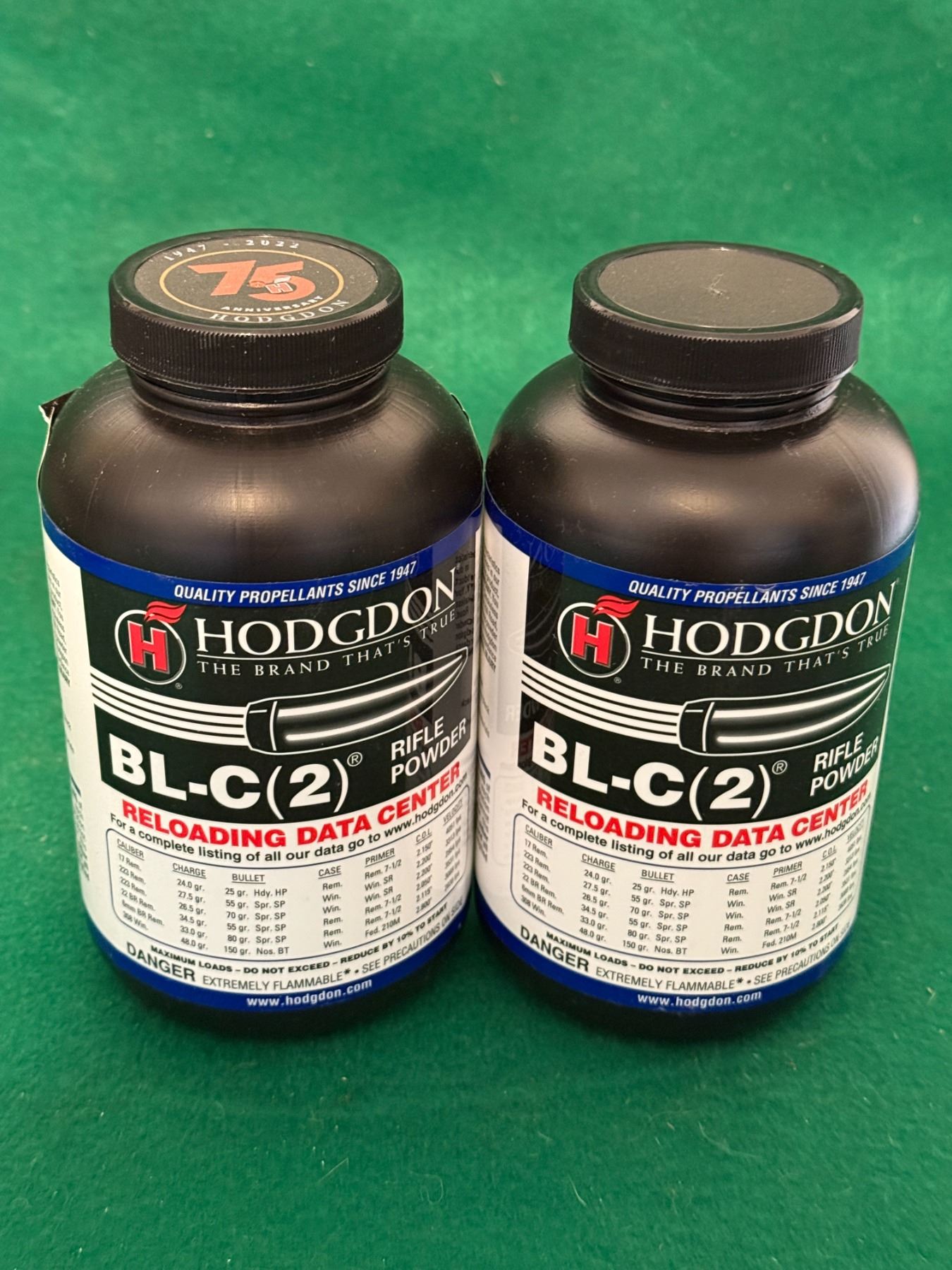 C2 Powder Hodgdon BL-C(2) Rifle Powder