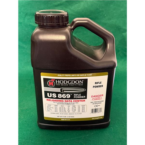Hodgdon US 869 Rifle Powder 8 lbs (3.63 kg)