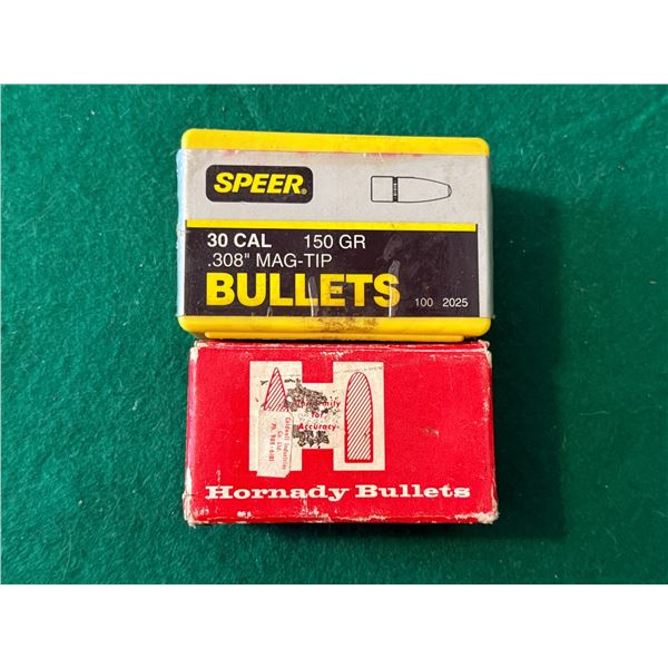 7mm Cal 120 gr .284 Spire Point and Assorted Mixed Bullets