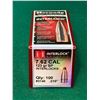 Image 2 : 7.62 CAL 123 Gr. SP Hornady Interlock Bullets