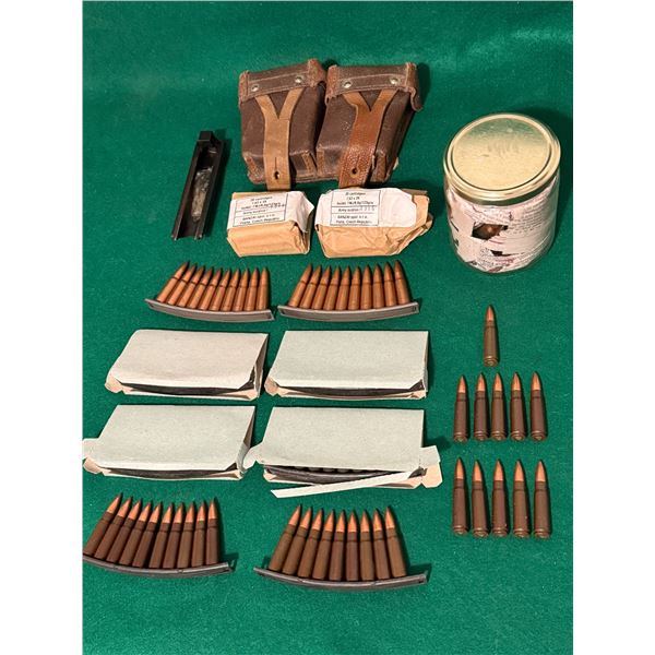 7.62 x 39 mm, Pouch and SKS Dust Cover Large Lot