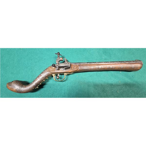 Afgan Flintlock Blunderbuss ANTIQUE Rifle