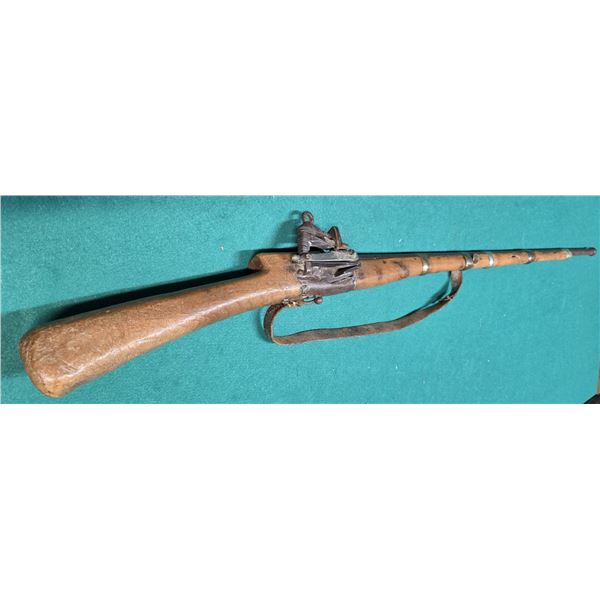 Original Middle Eastern  Antique Muzzleloading Rifle