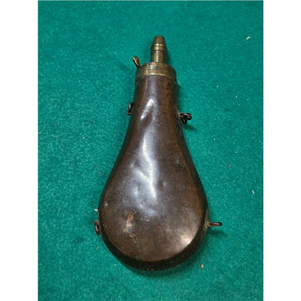 Vintage Brass Powder Flask