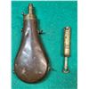 Image 5 : Vintage Brass Powder Flask