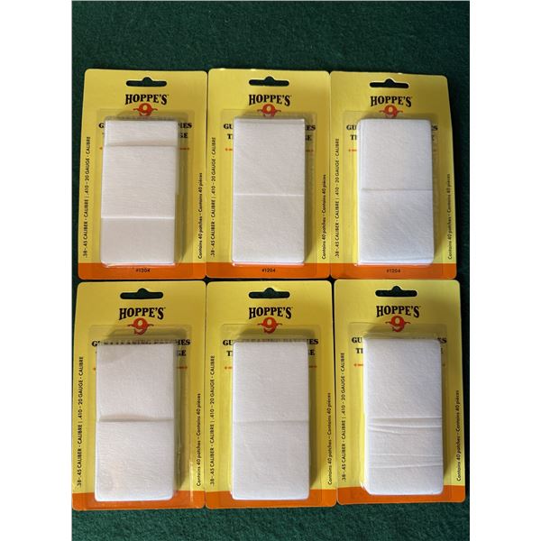 Hoppe’s No. 9 2" Square Cleaning Patches – 6 Packs