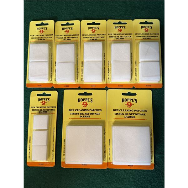 Hoppe’s No. 9  Square Cleaning Patches Assortment – 8 Packs