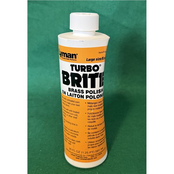 Lyman Turbo Brite Brass Polish – 20 oz