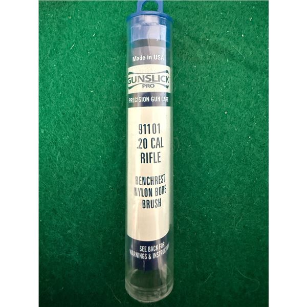 .20 Cal Gunslick Pro Benchrest Nylon Bore Brush