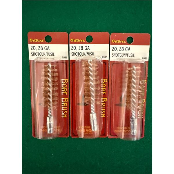20/28 Ga Outers Phosphor Bronze Shotgun Bore Brushes