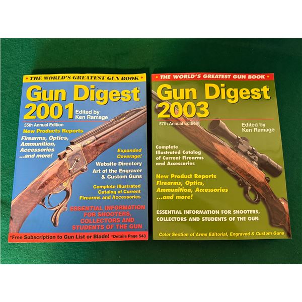 Gun Digest 2001 & 2003 Annual Editions