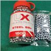 Image 2 : 25 Crossman Powerlet Co2 Containers & 1500+ .22 Cal BB's