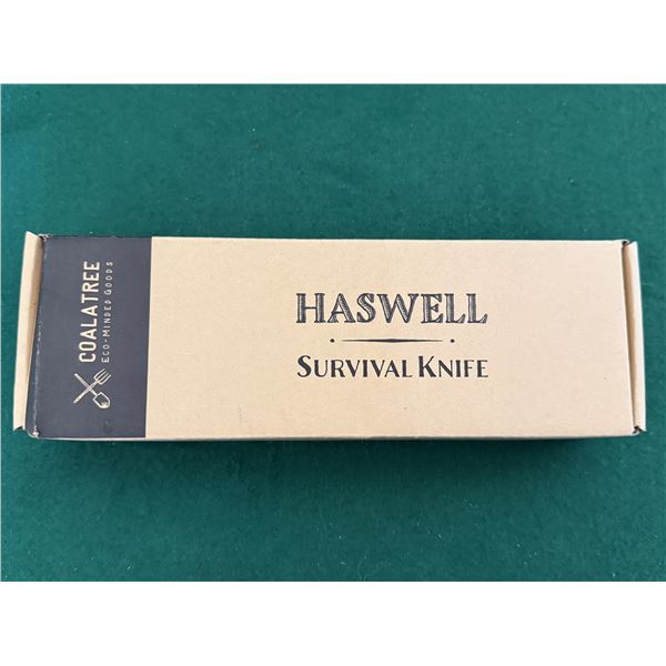 Coalatree Haswell Survival Knife with Sheath & Box