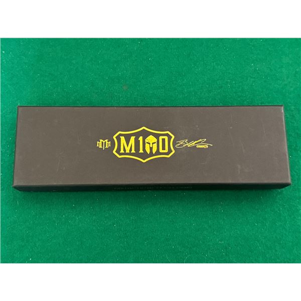 M3 Tactical Tech Currin 1776 Fixed Blade Knife with Kydex Sheath & Box