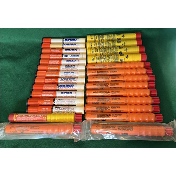 Large Lot of Expired Flares & Distress Signals