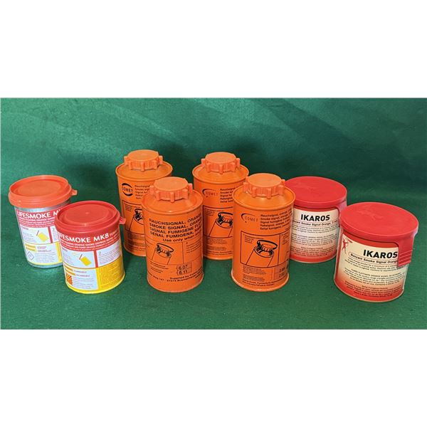 Lot of Expired Marine Smoke Signals