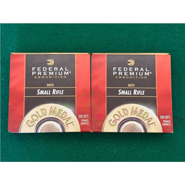 Federal Premium Small Rifle Primers - 2 Full boxes