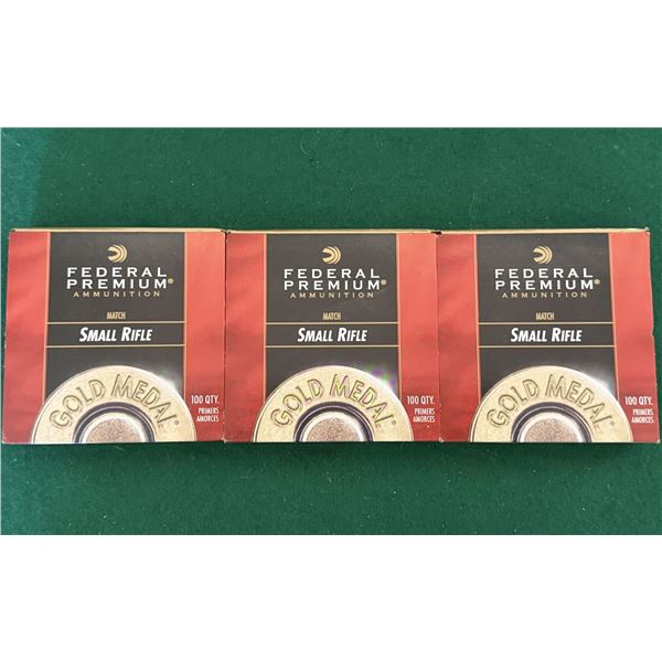 Federal Premium Small Rifle Primers - 3 Full boxes