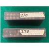 Image 1 : 270 WIN Reloaded Rounds and Brass in Plastic Cases