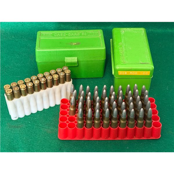 .308 Win Reloaded Ammunition with Cases