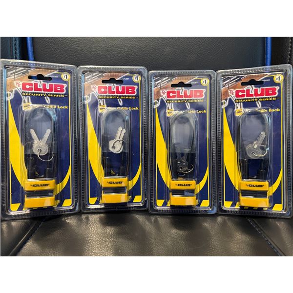 The Club Security Series Gun Cable Locks (4)