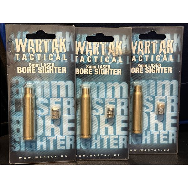 Wartak Tactical 8mm Laser Bore Sighter Lot Of 3