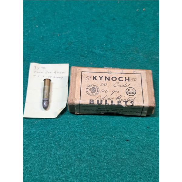Kynoch   .310 Cadet Bullets 120gr  50 Count