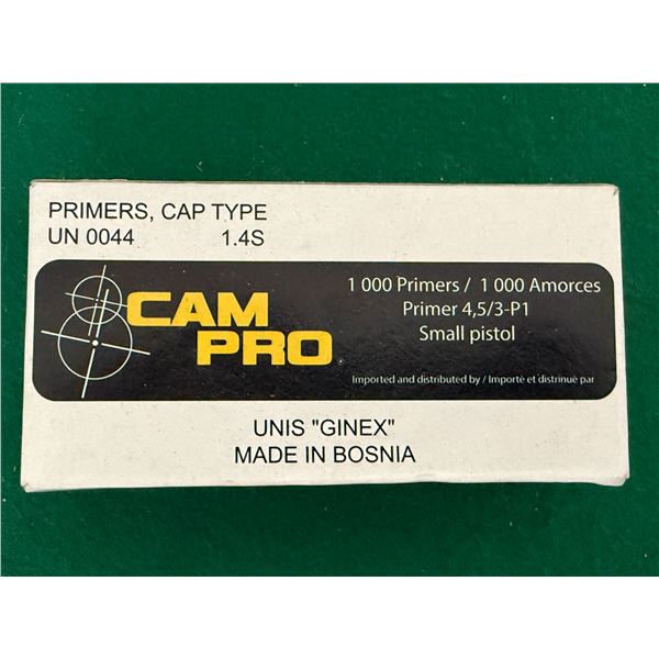 Ginex Small Pistol Primers - 1,000