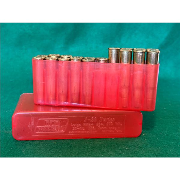 348 Winchester Super Cartridges in Hard Case