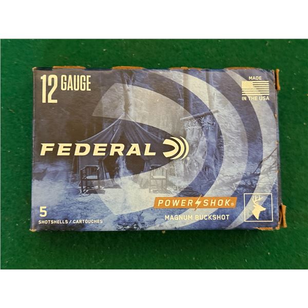 12 Ga Federal PowerShok Magnum Buckshot