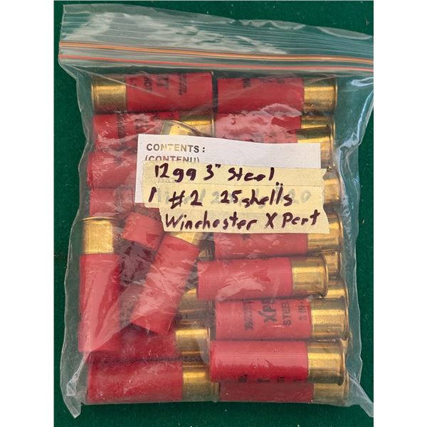 12 Ga 3" Steel #2 Winchester Shotshells
